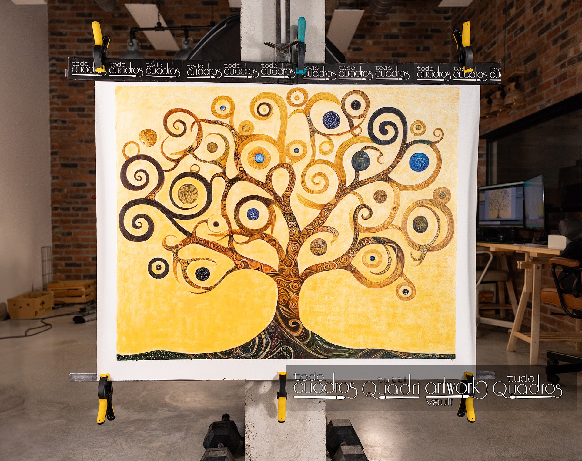 El árbol eterno, estilo Klimt