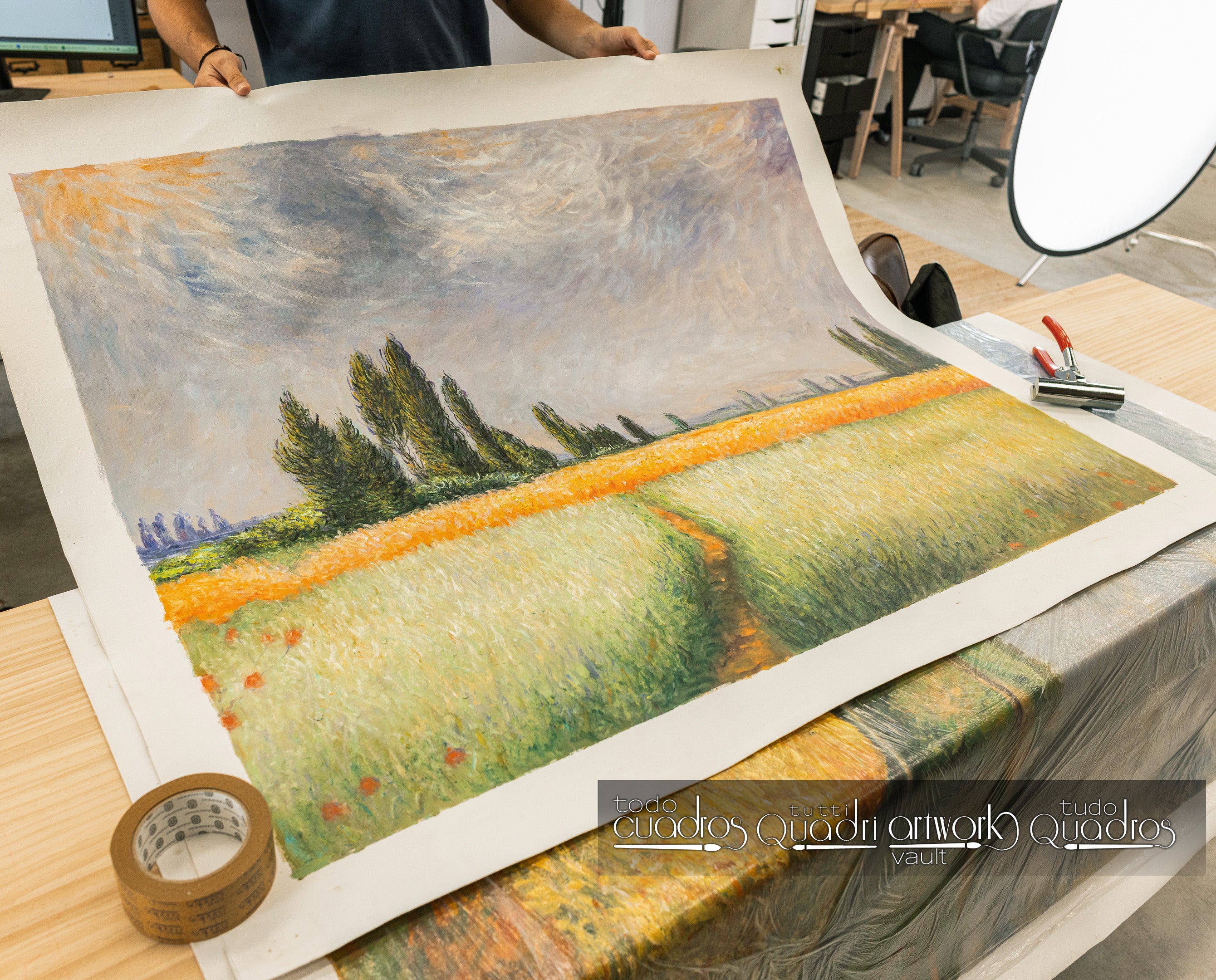 Campo de trigo, Monet