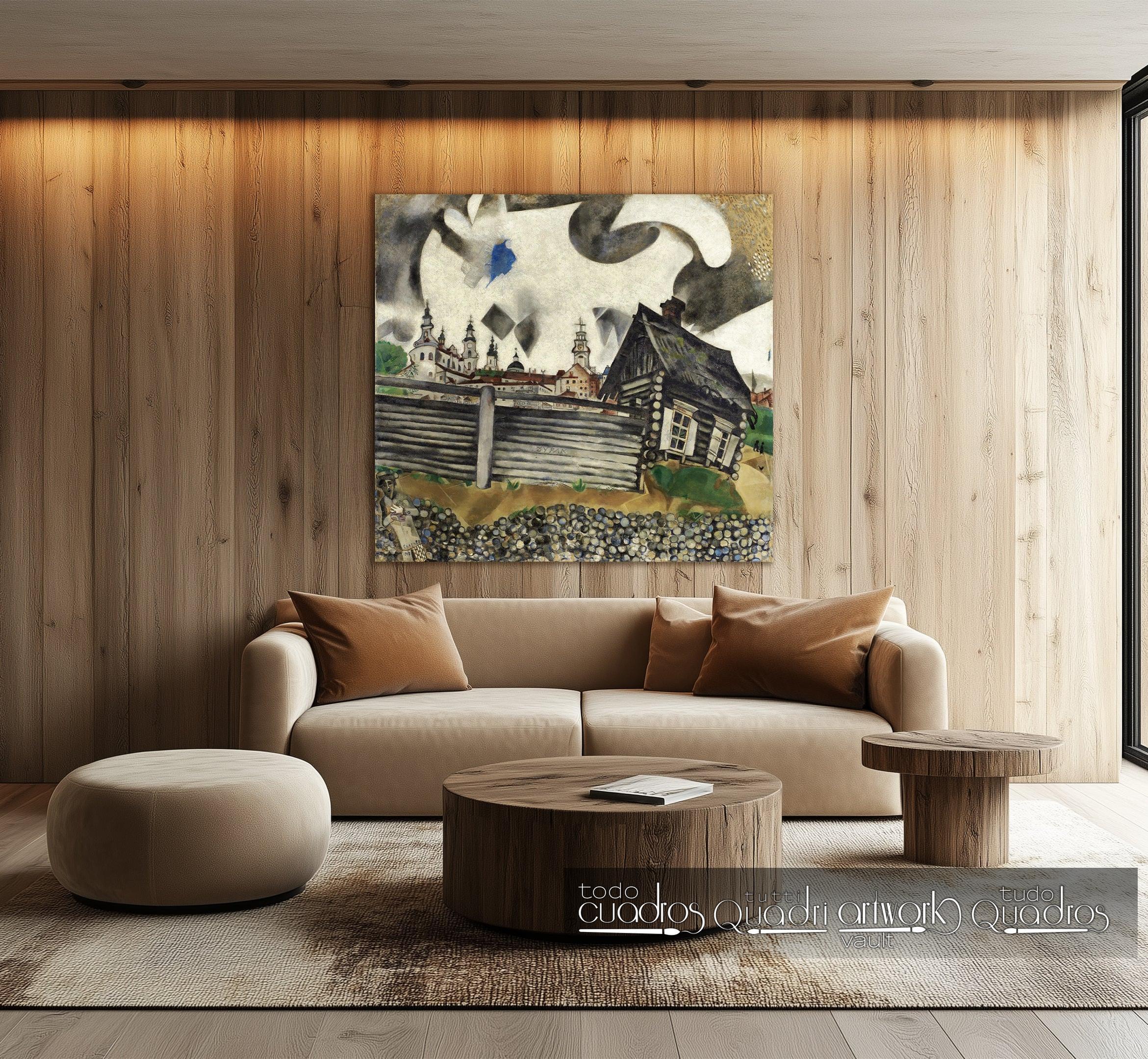 Casa en Vítebsk, Chagall