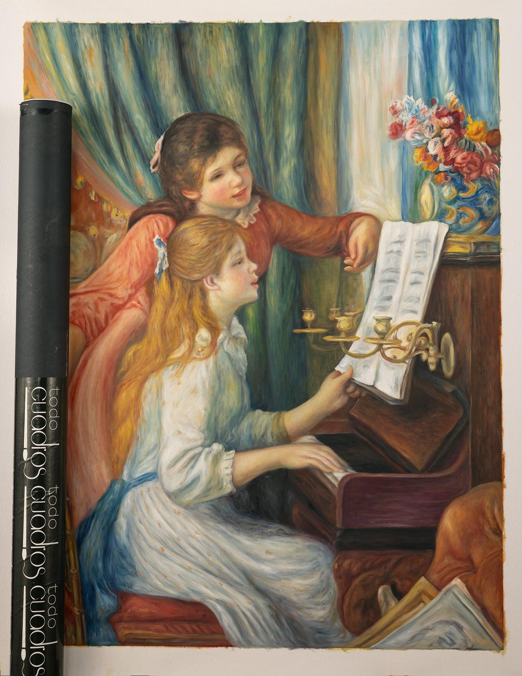 Dos niñas al piano, Renoir