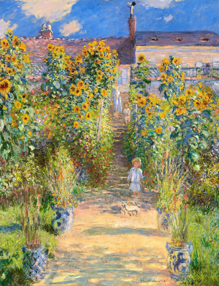 Jardín de Vetheuil, Monet