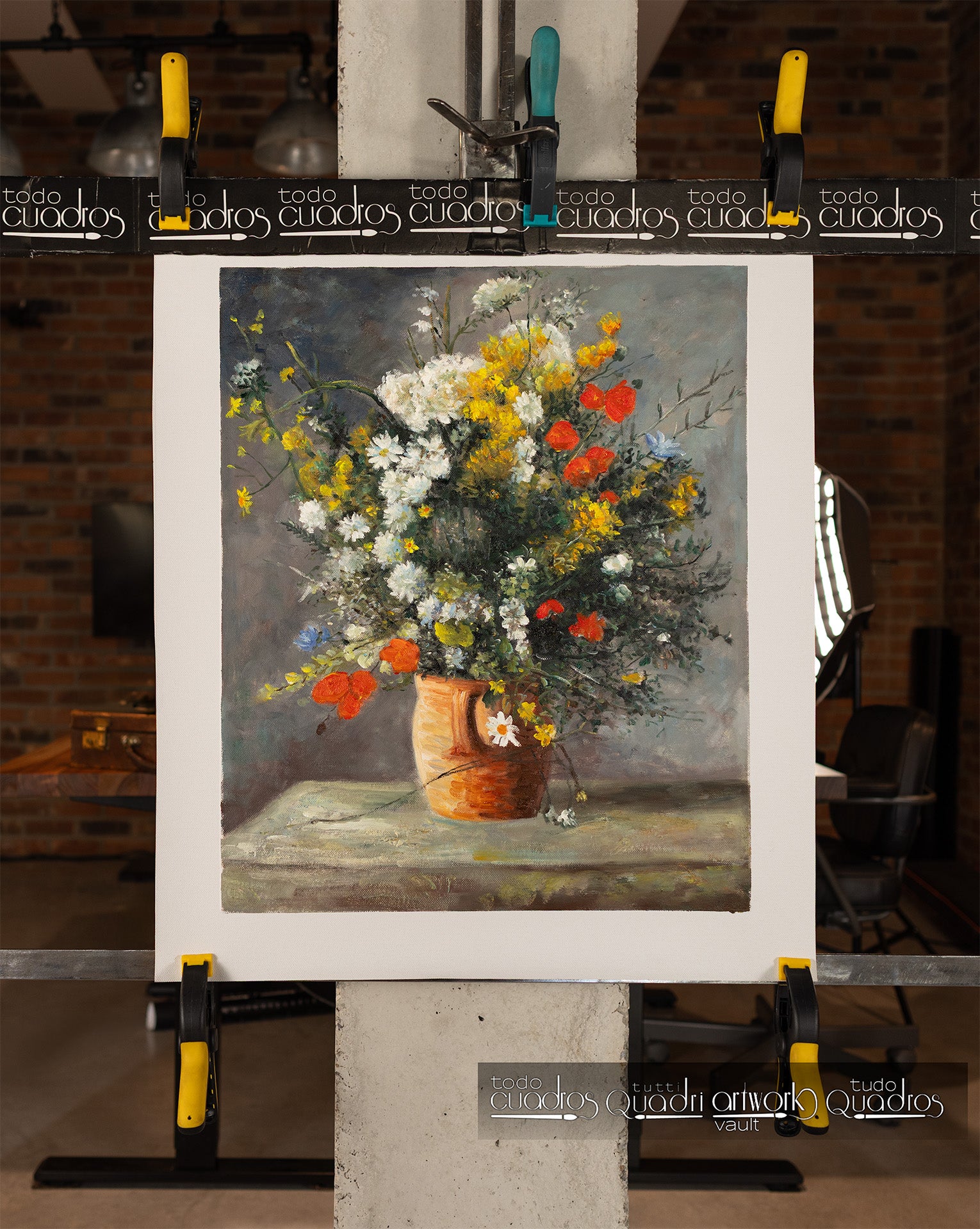 Jarrón de flores, Renoir