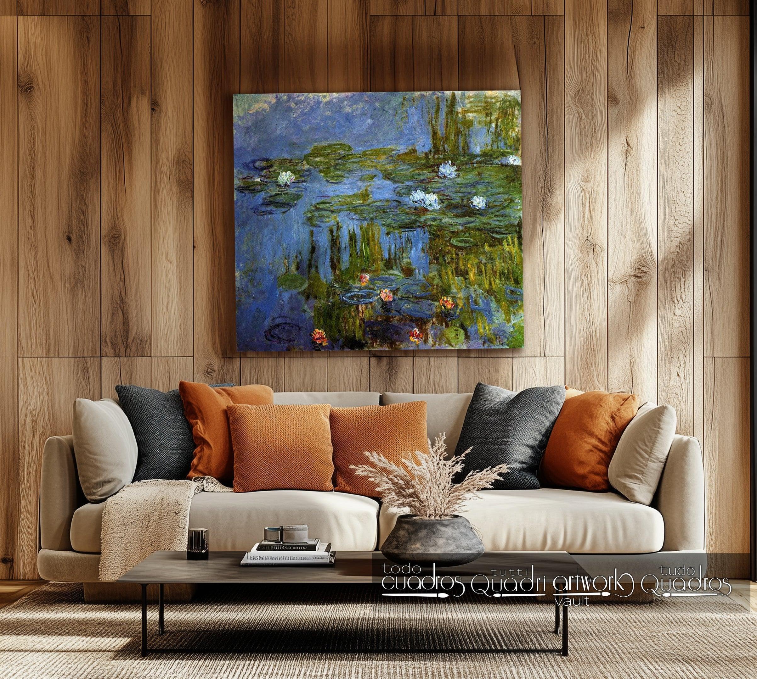 Lilas de agua, Monet