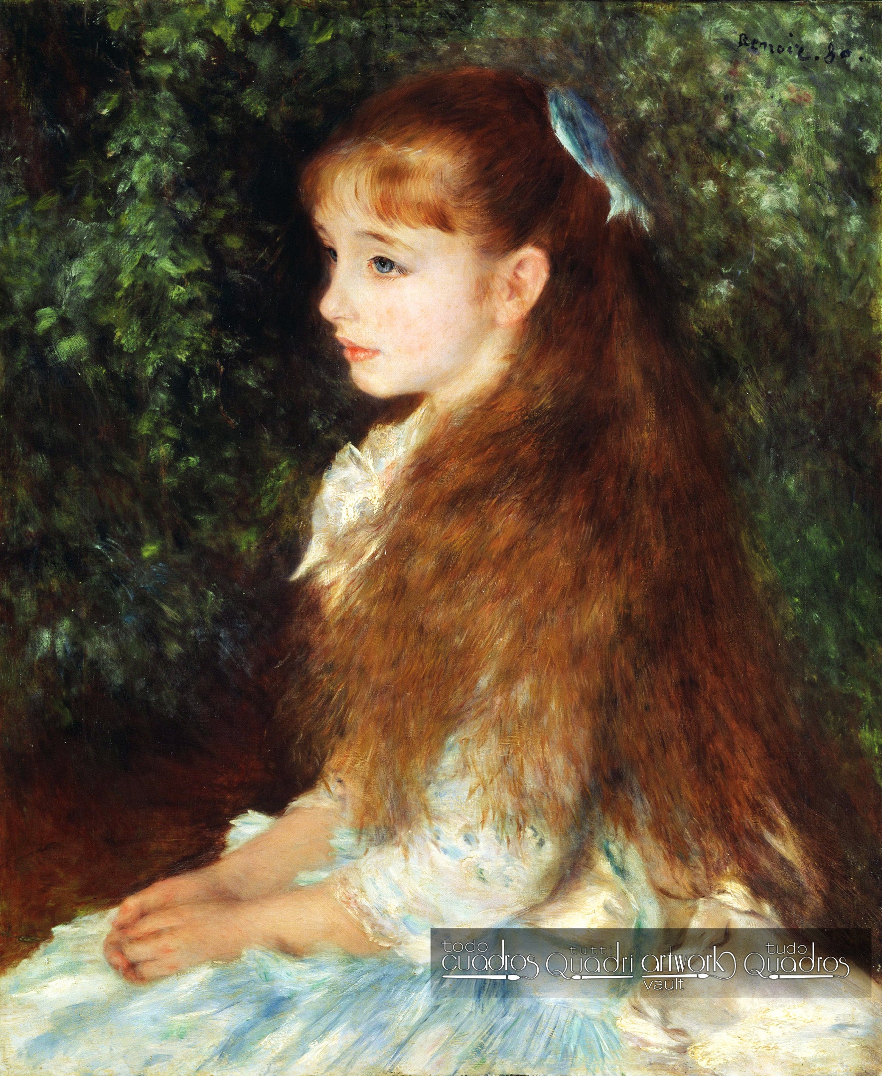 Retrato de Irene Cahen, Renoir