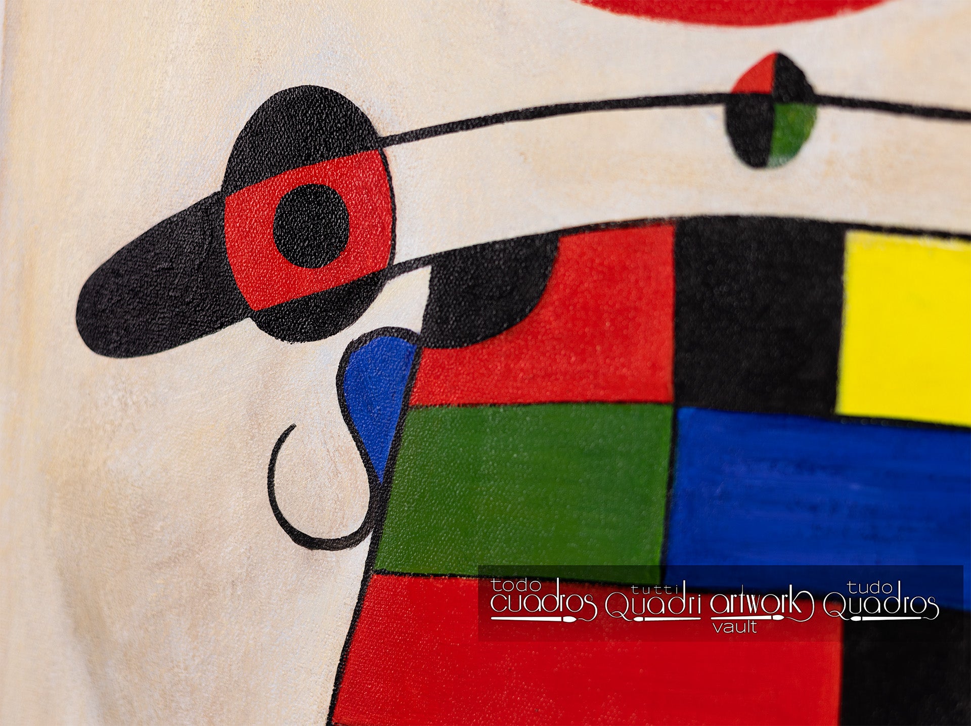 La sonrisa de alas flameantes, Miró