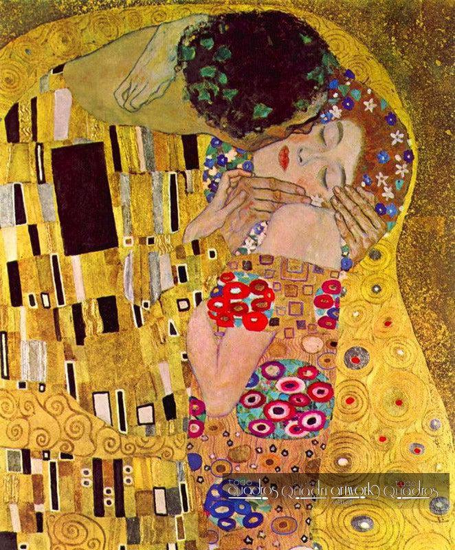 El Beso (detalle), Klimt