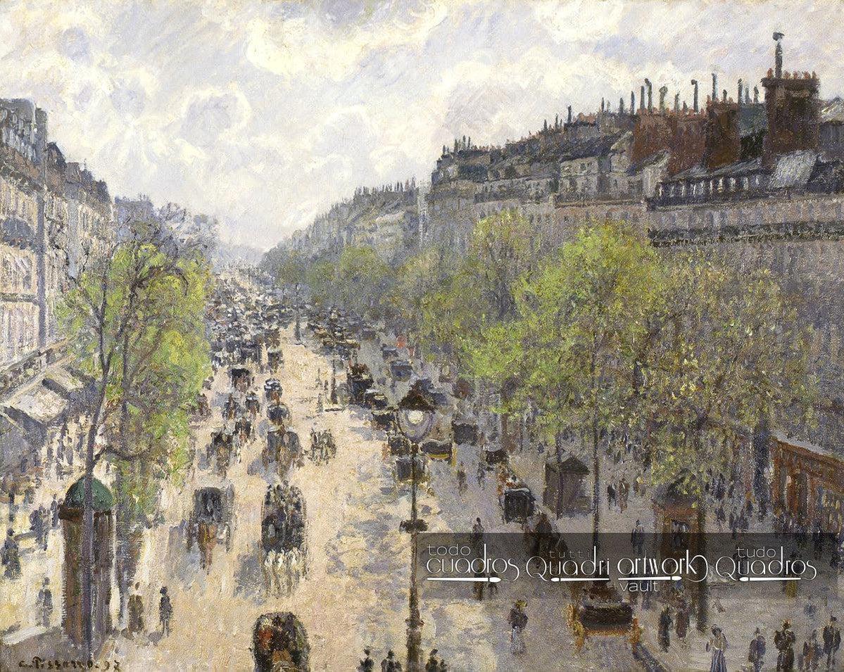 Boulevard Montmartre, Primavera. Pissarro
