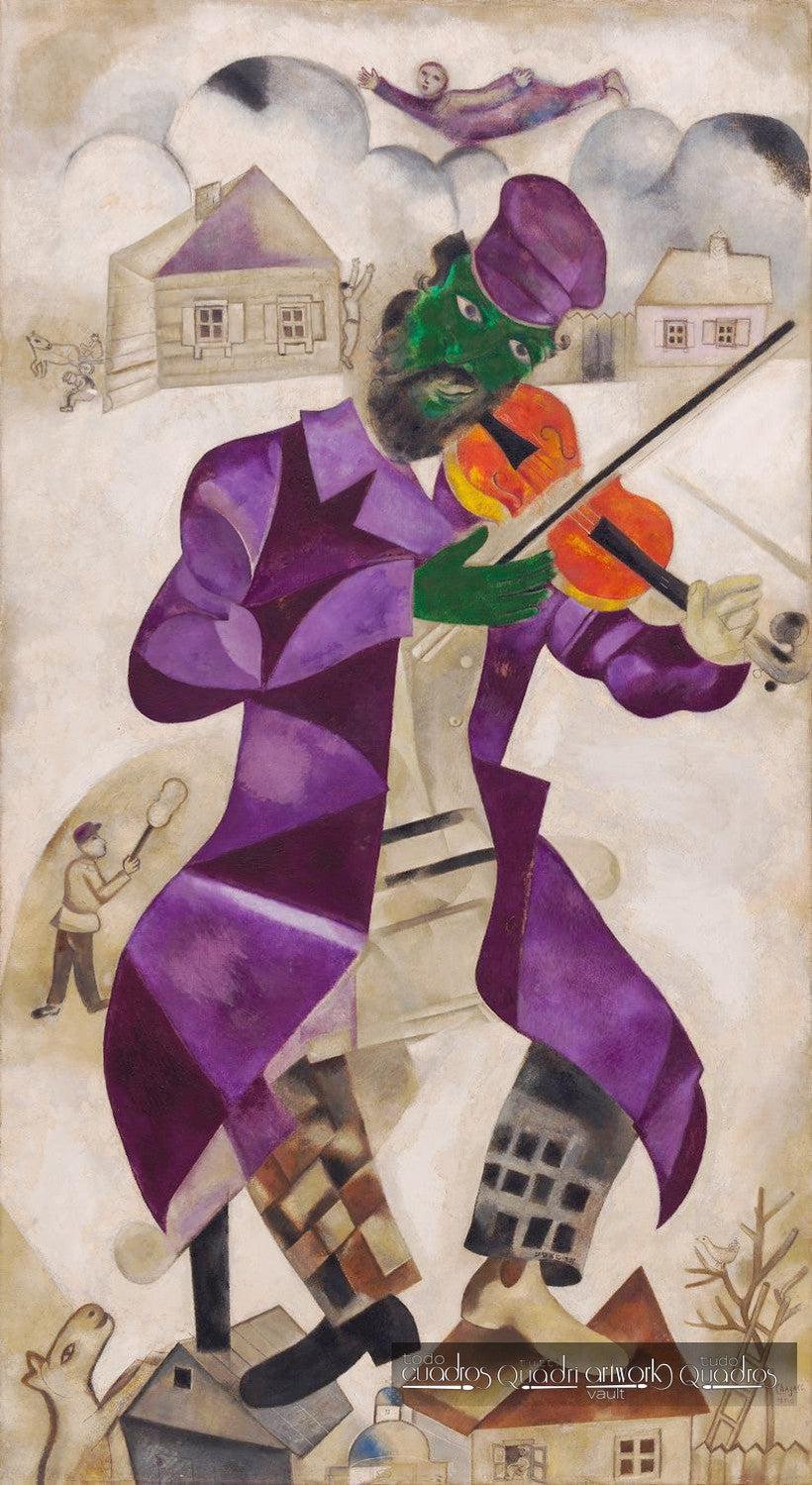 El violinista verde, Chagall