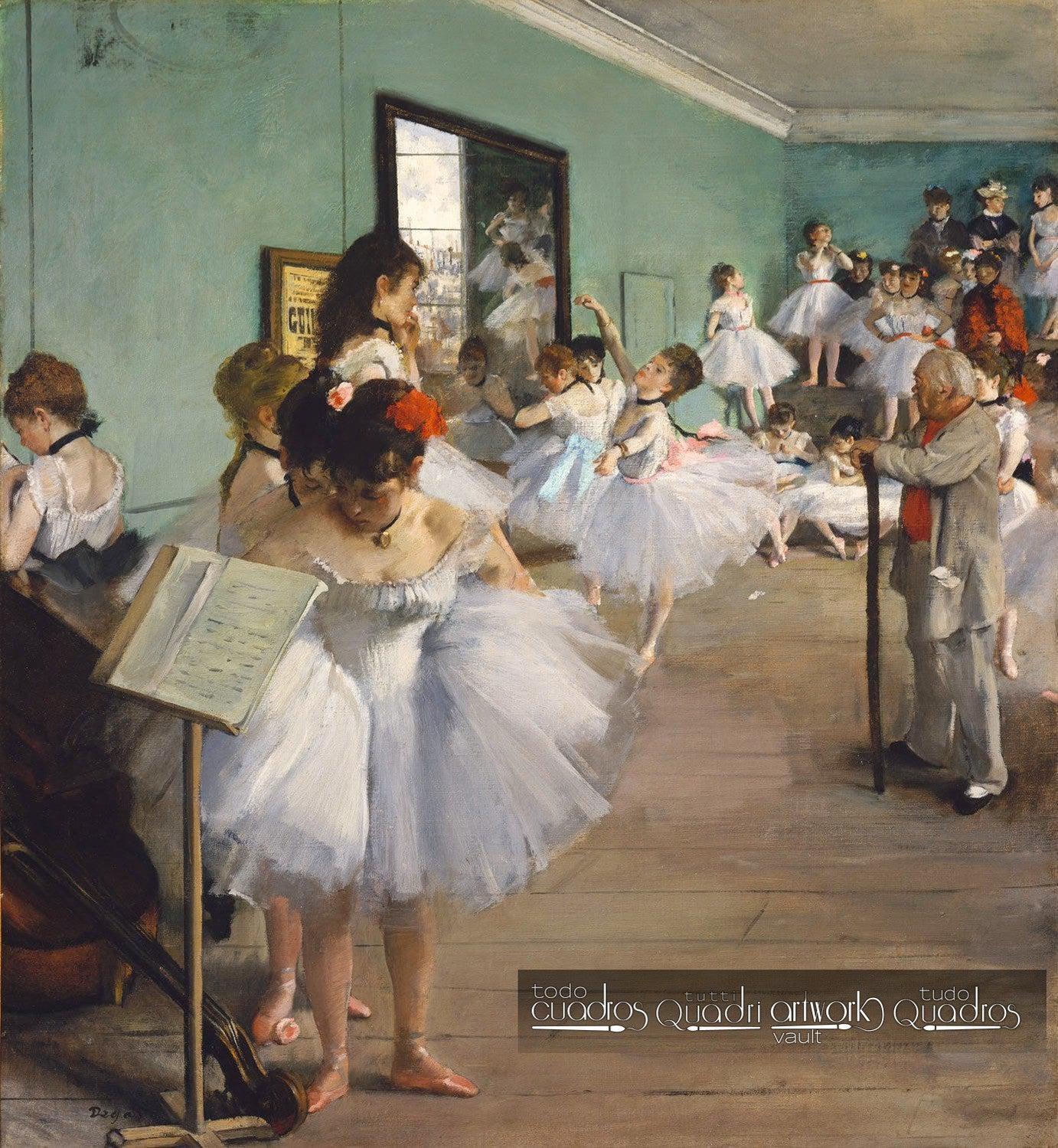 La clase de danza (en el Museo MET), Degas
