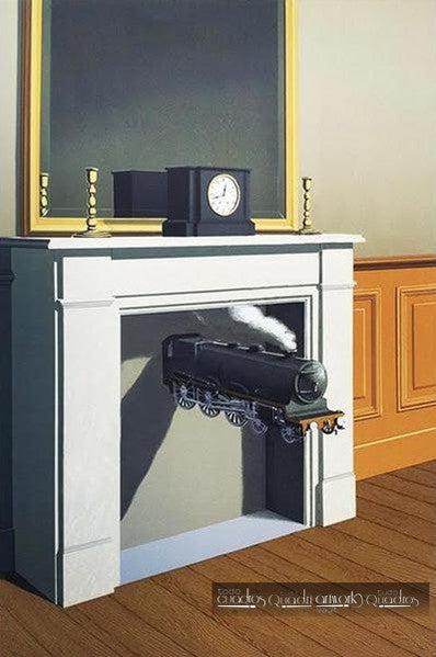El tiempo perforado, Magritte