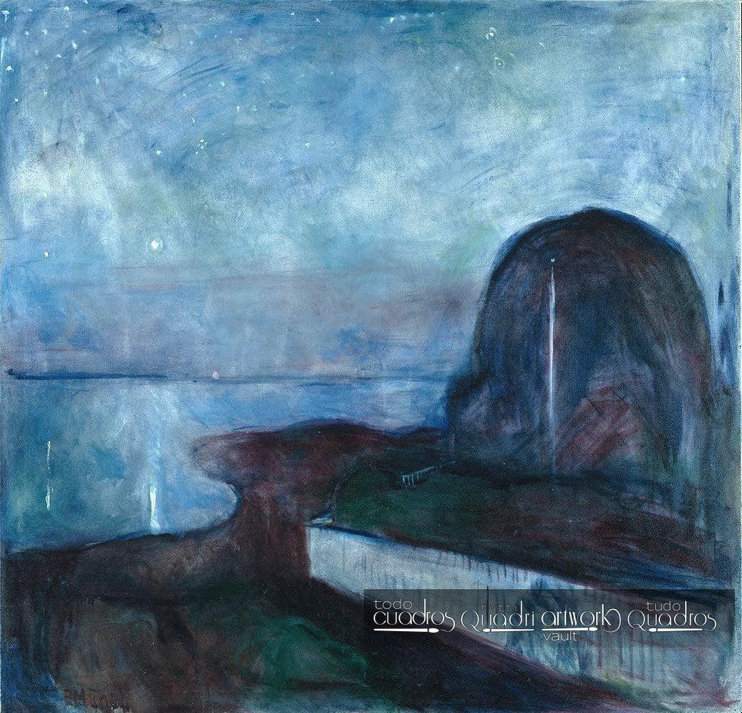 Noche estrellada, Edvard Munch