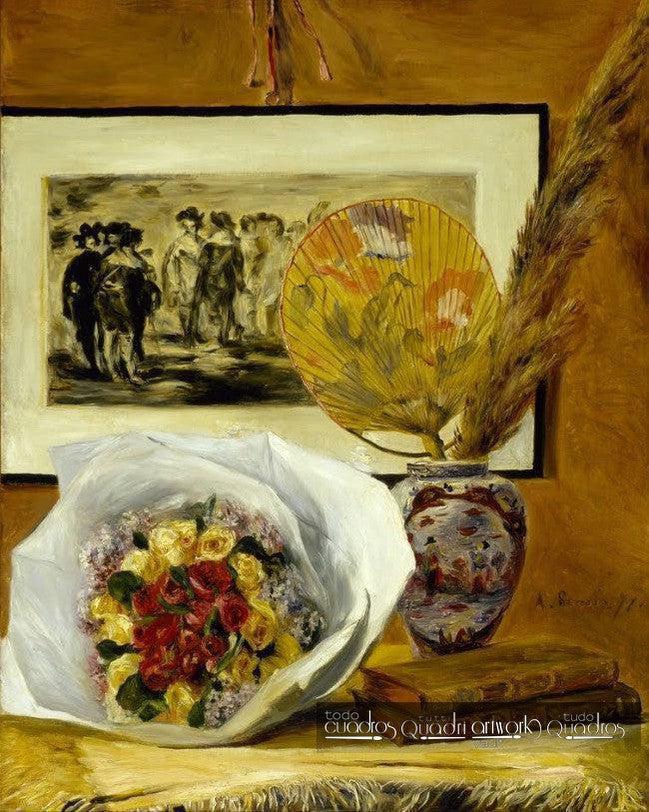 Naturaleza muerta y bouquet, Renoir