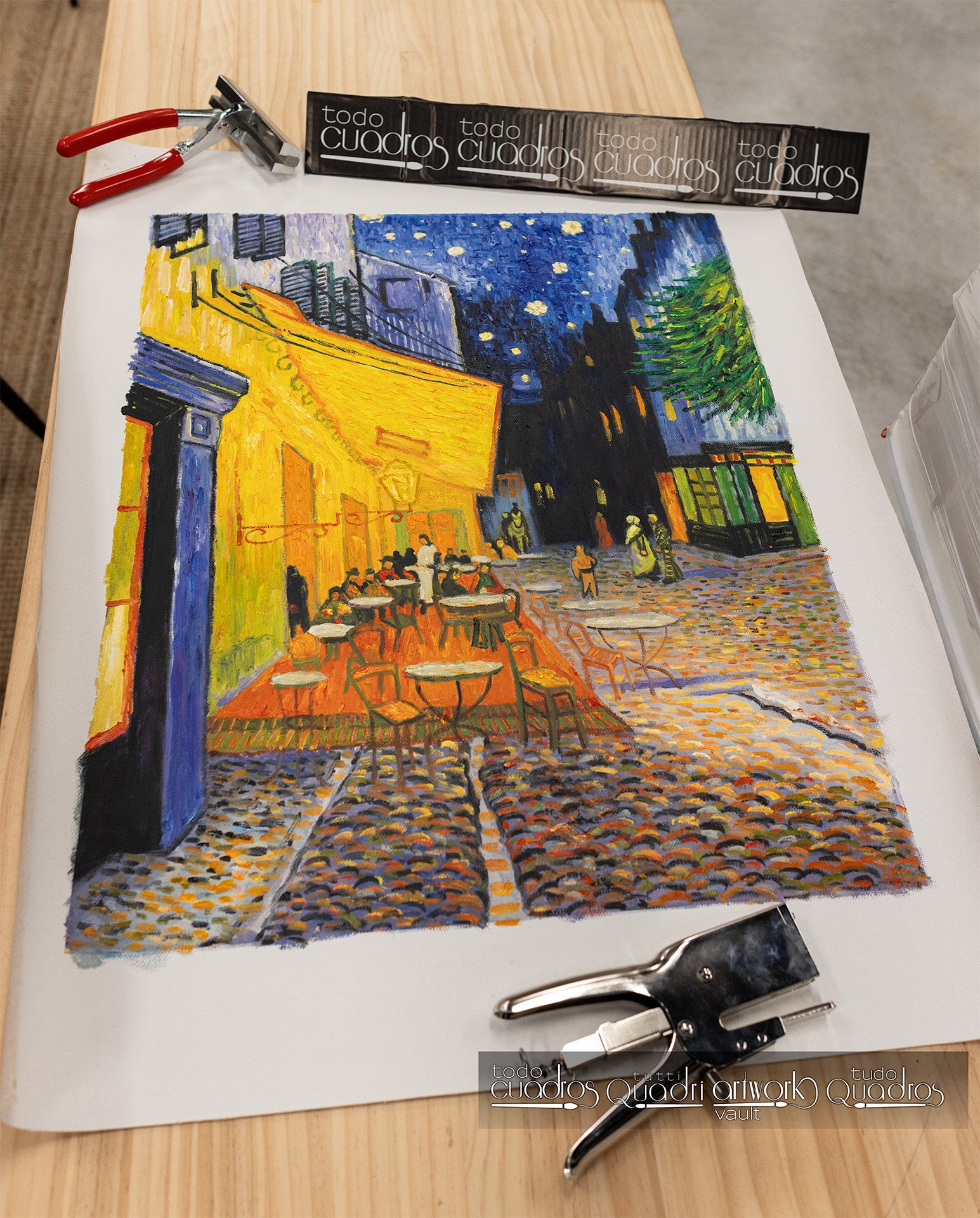 Terraza de café por la noche, Van Gogh