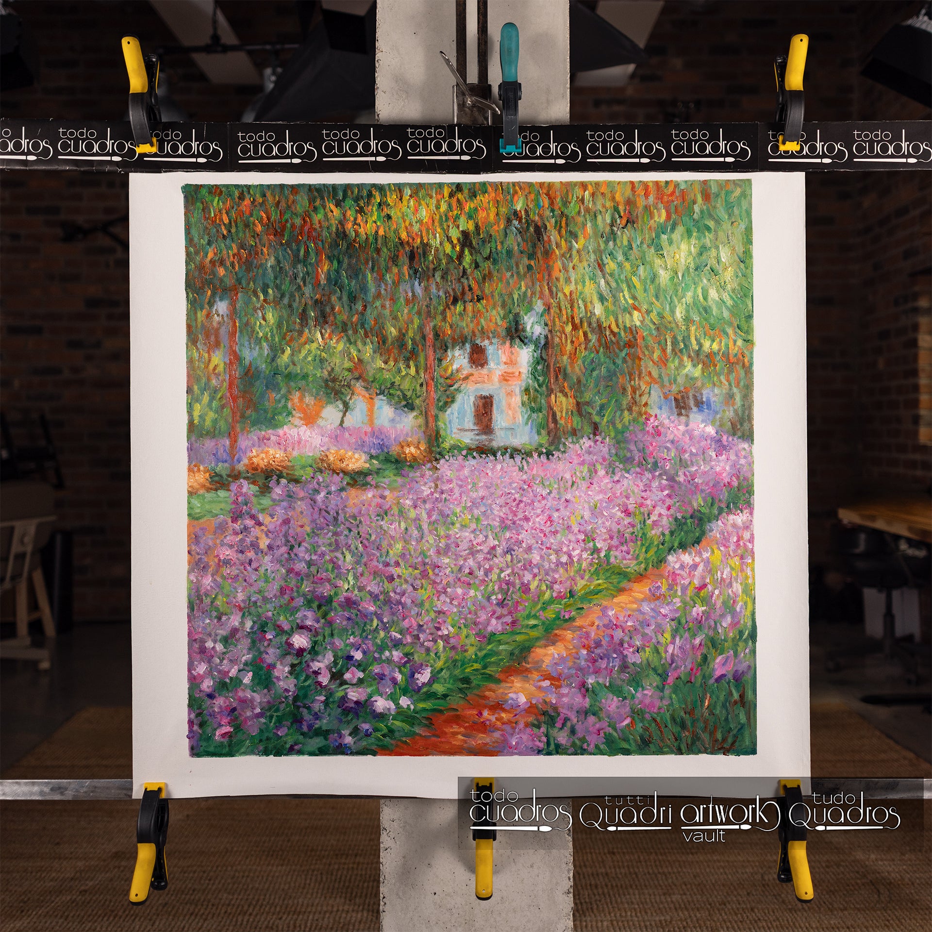 El jardín del artista en Giverny, Monet