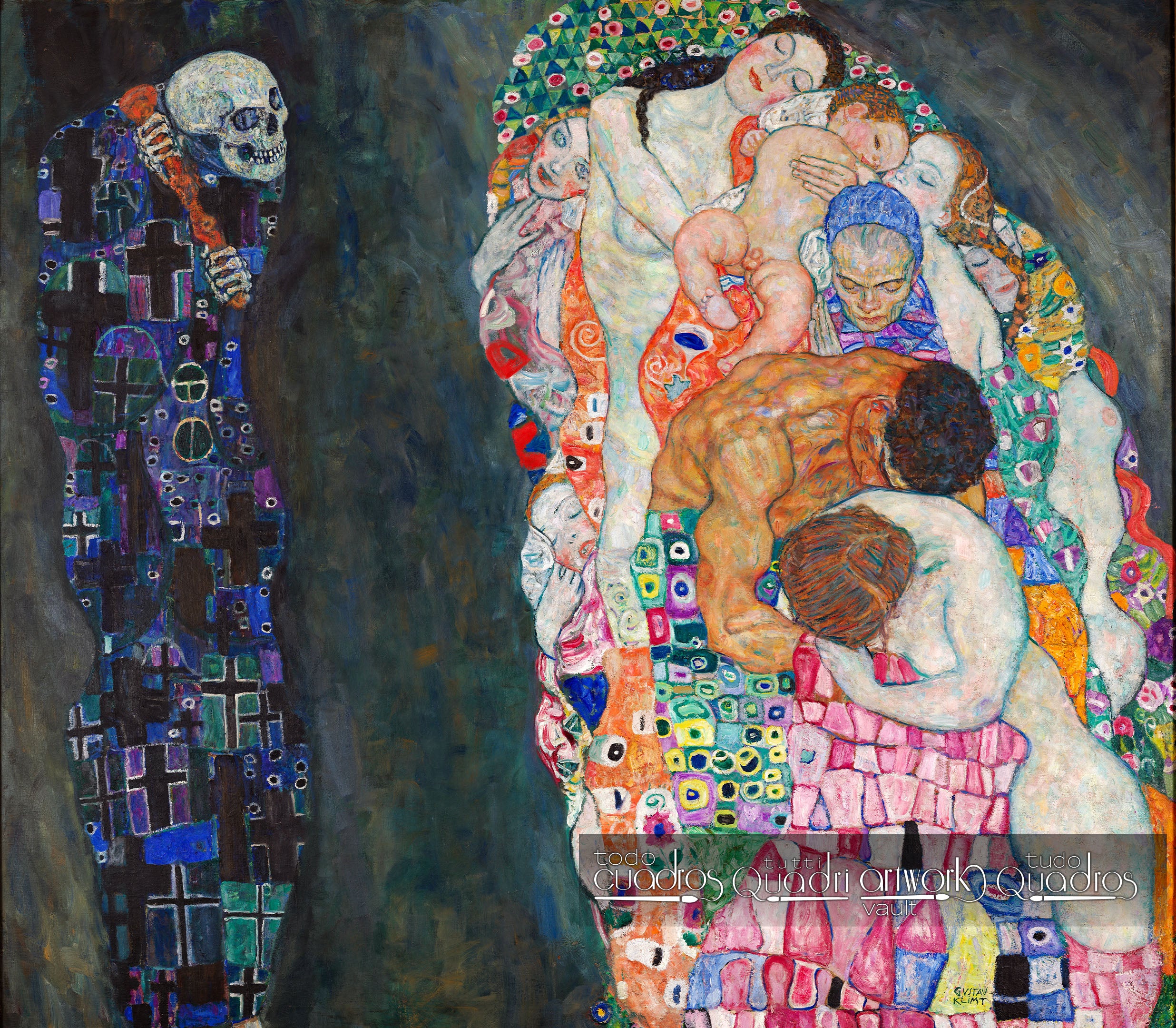 Muerte y vida, Klimt