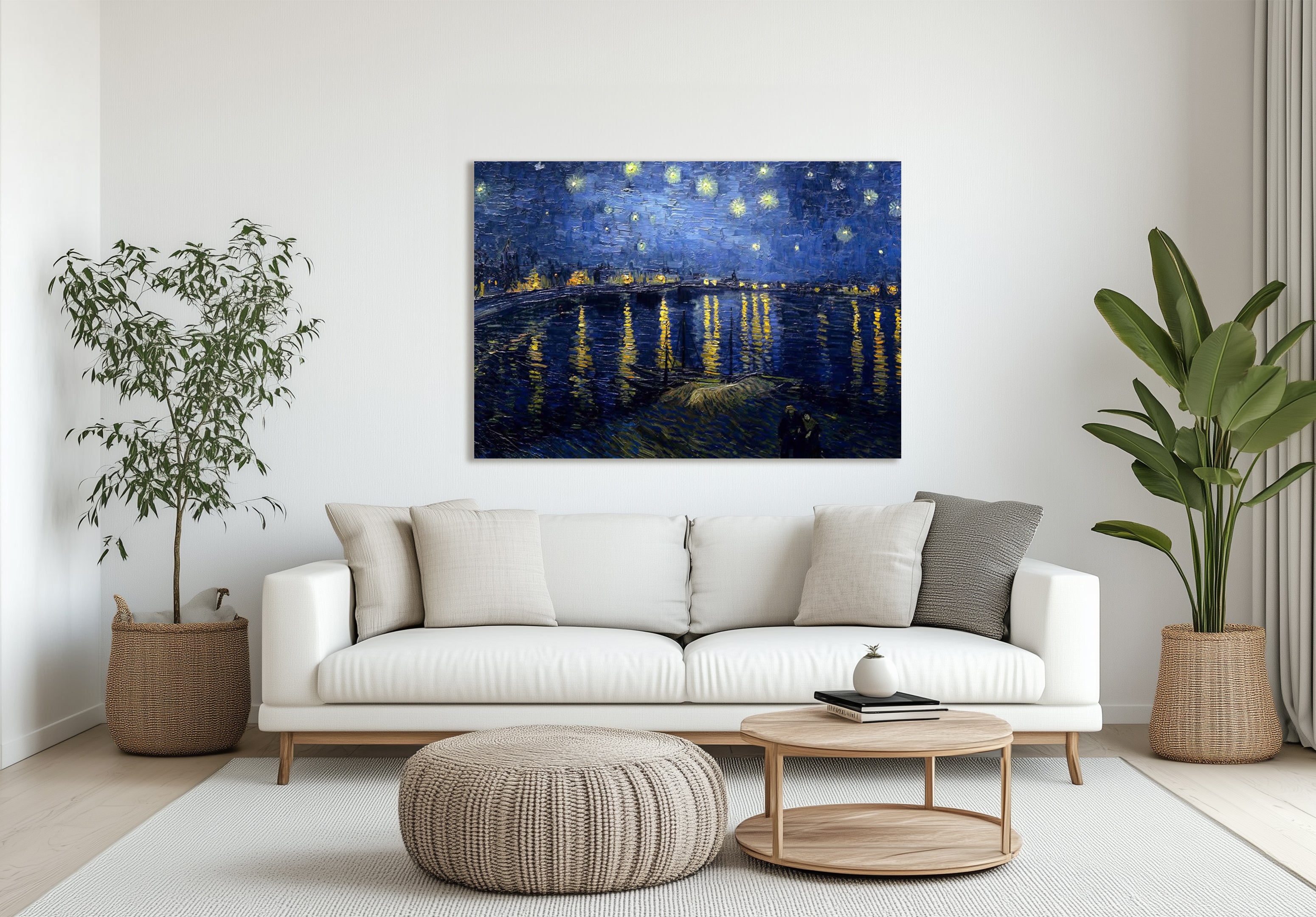 La noche estrellada sobre el Ródano, Van Gogh