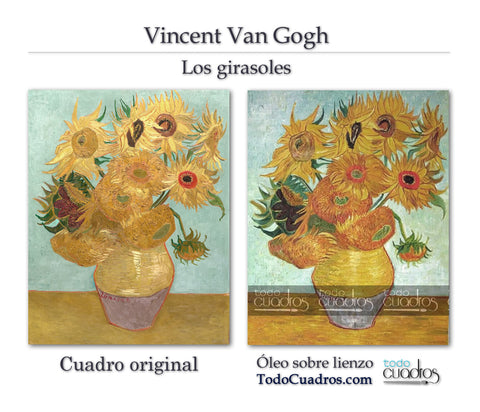 Los Girasoles de Van Gogh.
