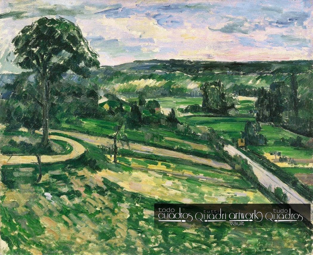 El árbol en la curva, Cézanne