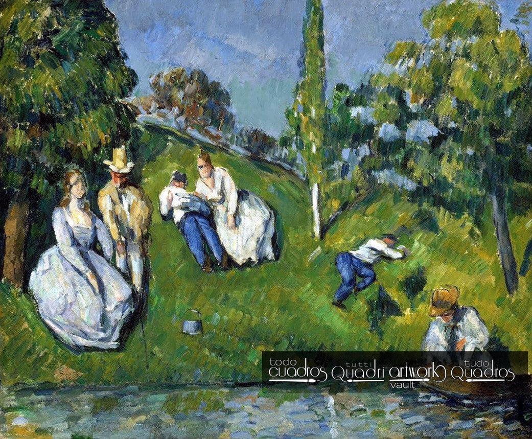 El estanque, Cézanne