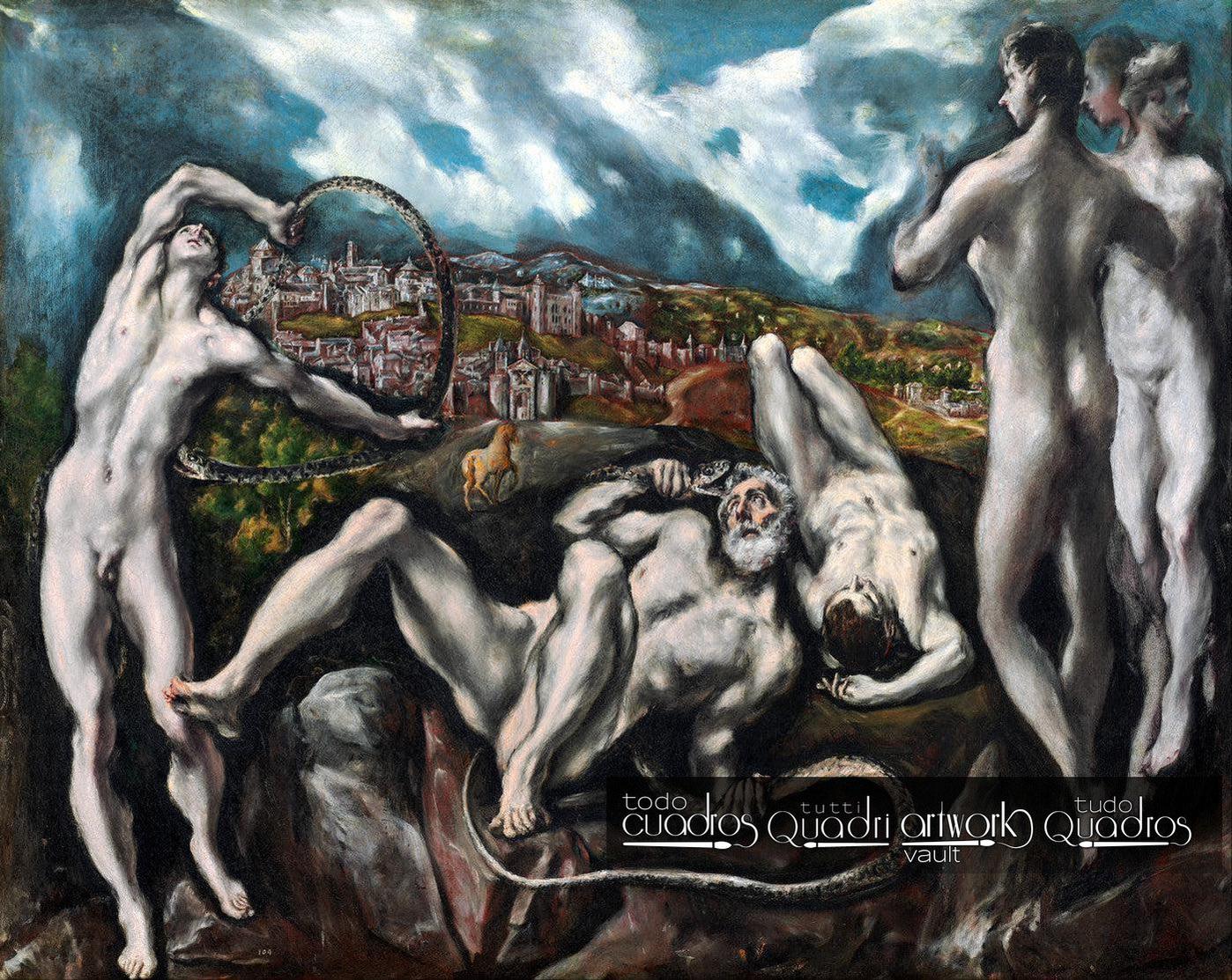 Laocoonte, El Greco
