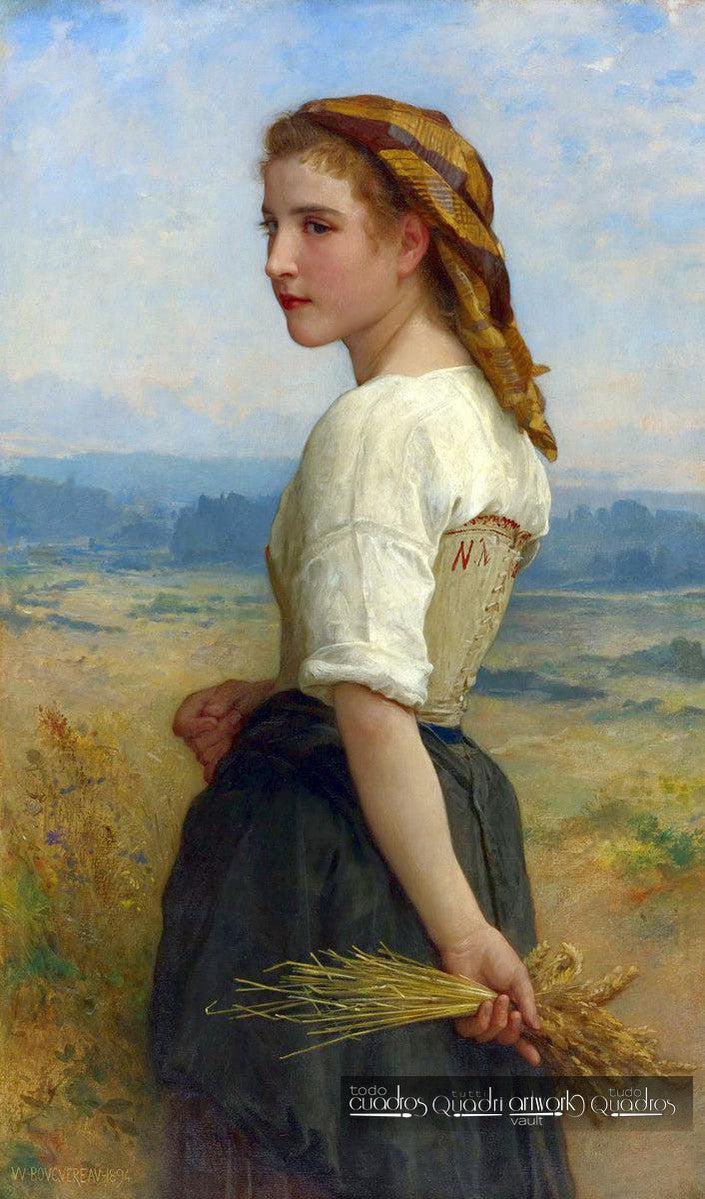 Espigadora, Bouguereau