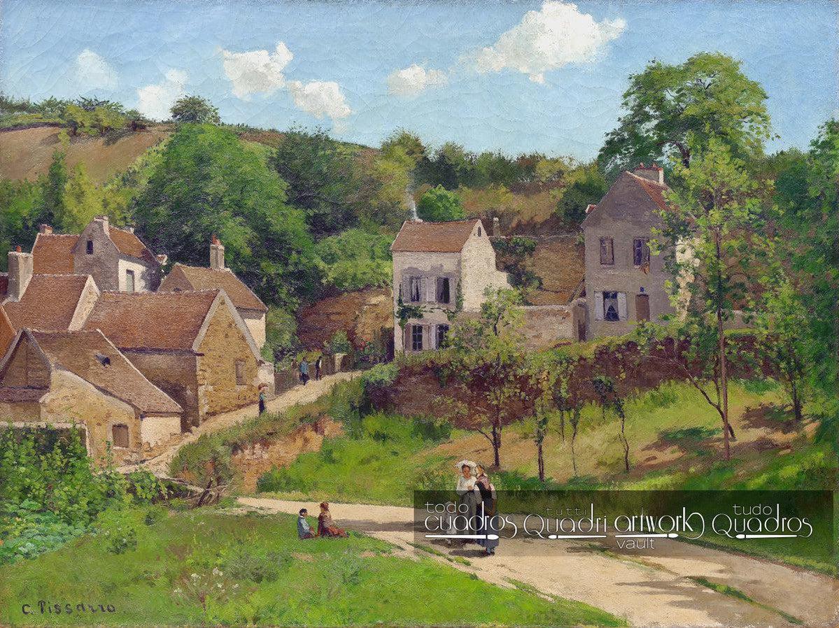 La Ermita en Pontoise, Pissarro