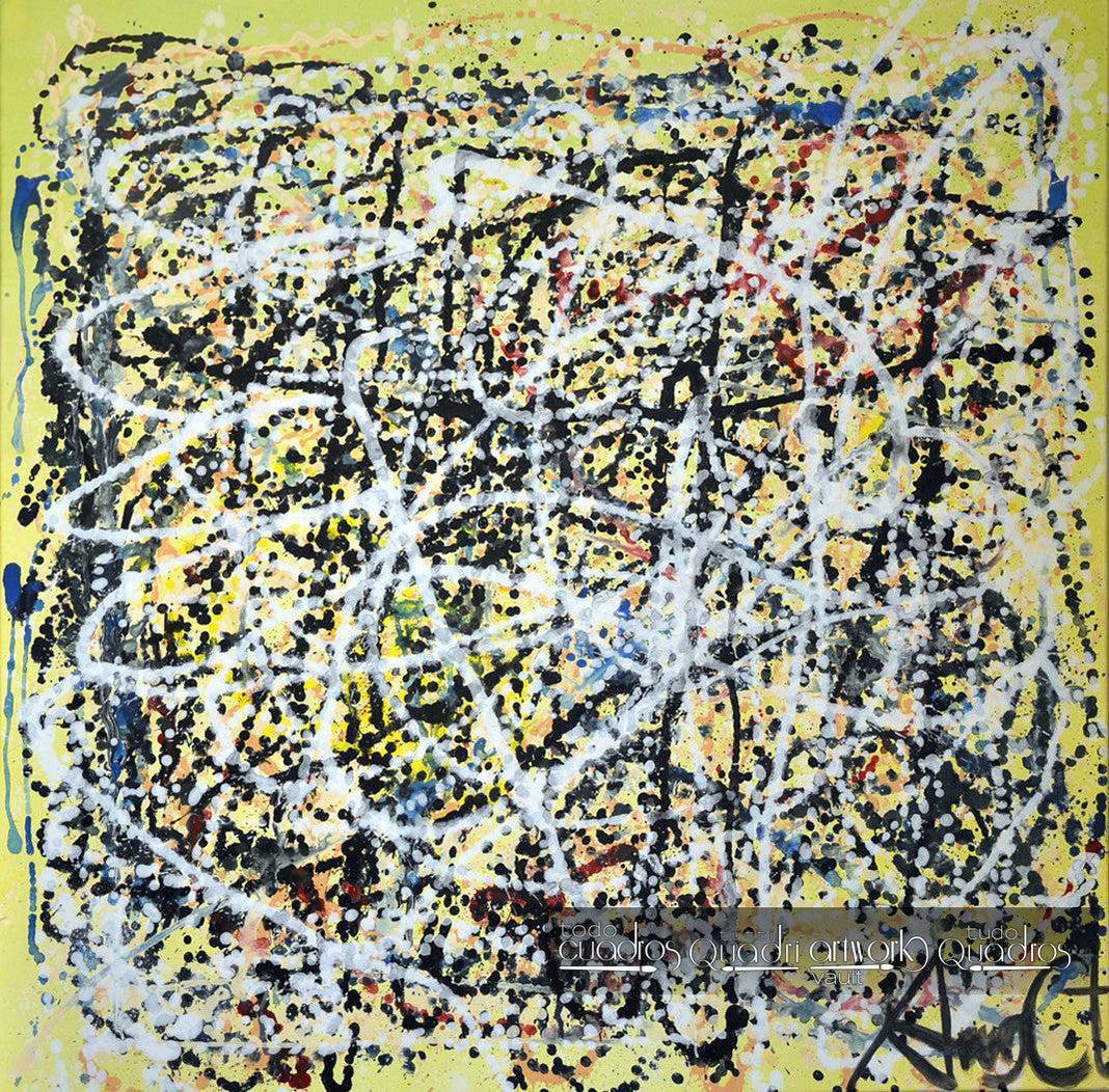 Cuadro "Homenaje a Pollock" <br /> A. Croxatto (2015)