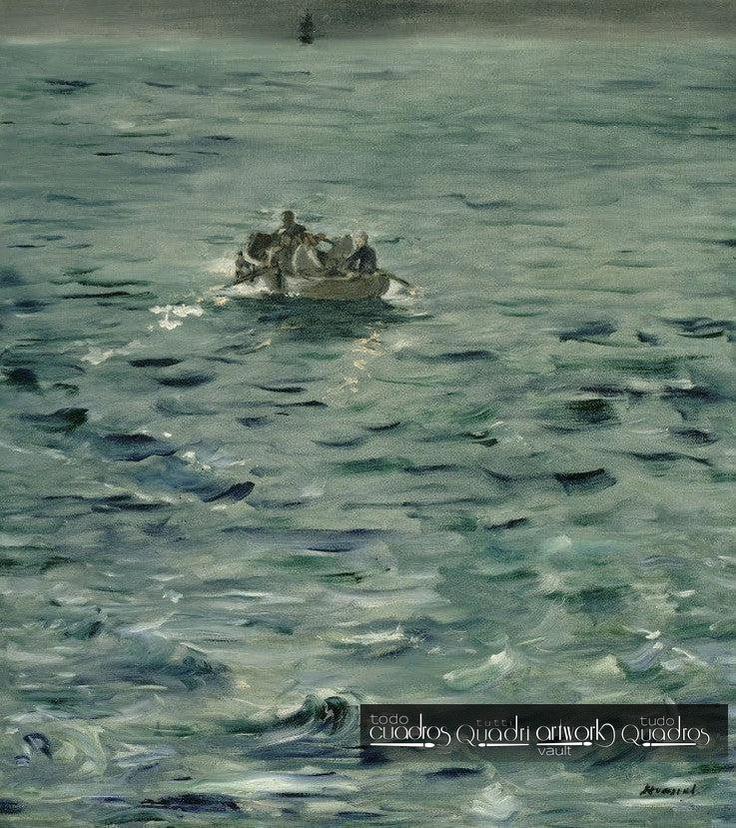 Marina de Rochefort, Manet