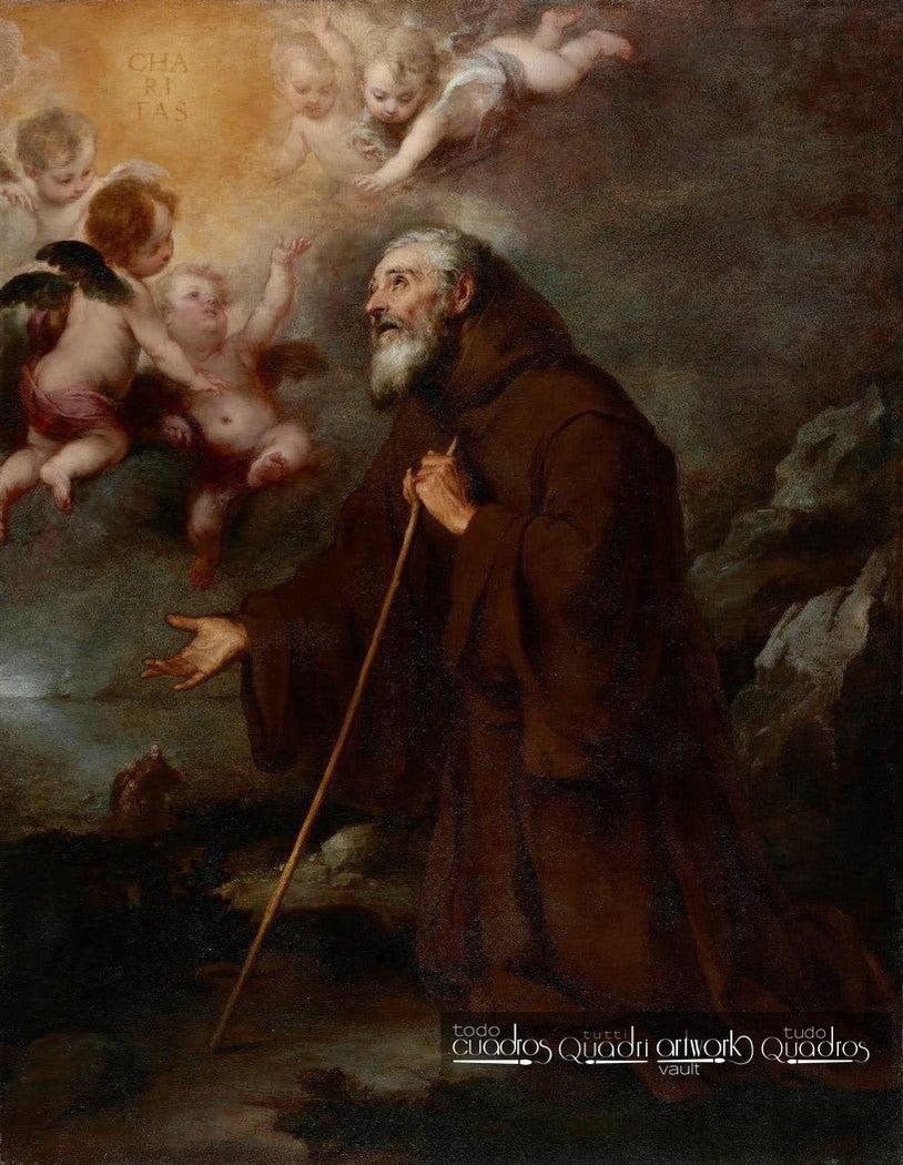 La visión de San Francisco de Paula, Murillo
