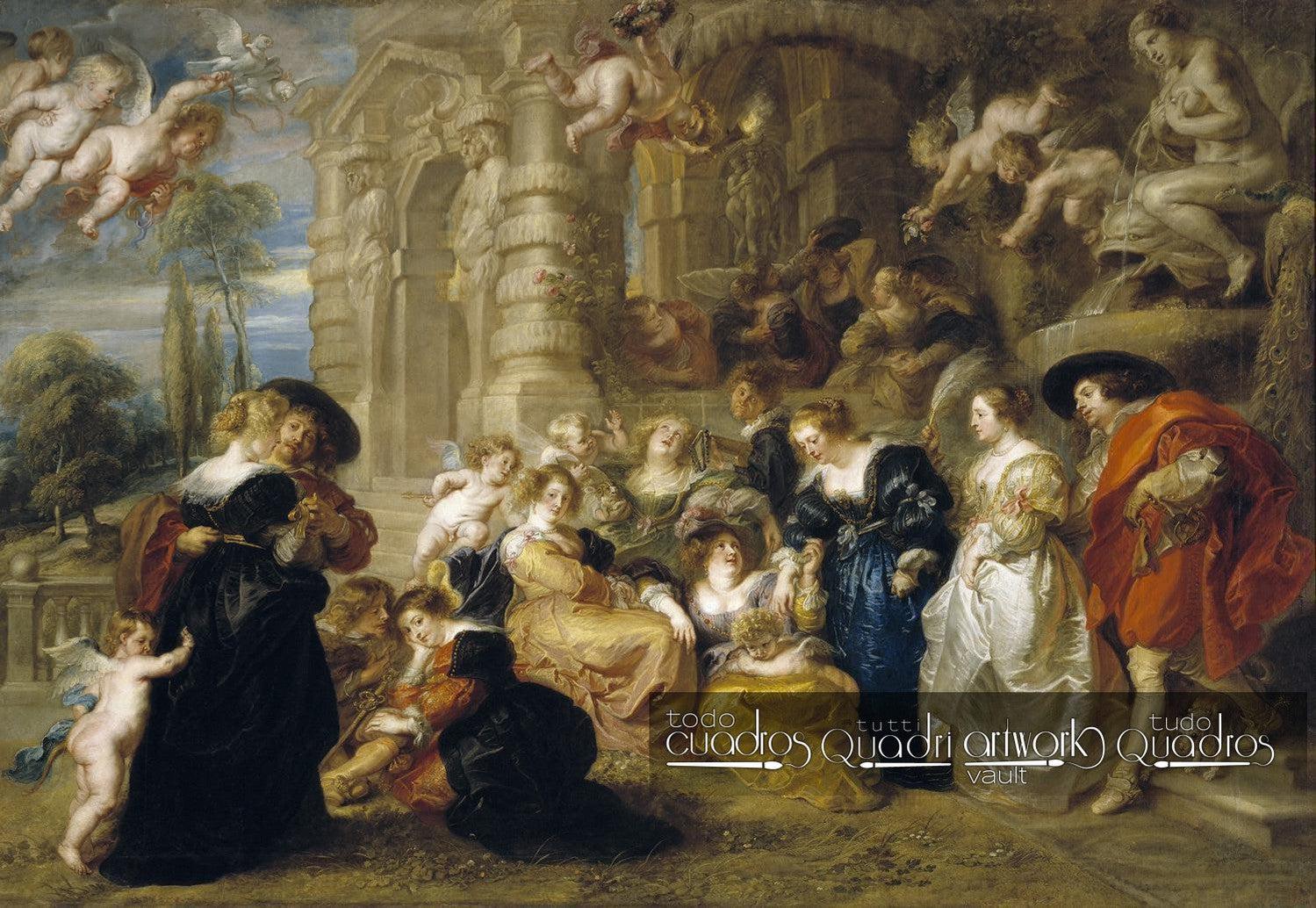 El jardín del amor, Rubens