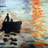 Detalle de la obra de Claude Monet.