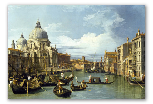 "La Entrada al Gran Canal de Venecia" de Canaletto
