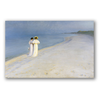Tarde de Verano en la Playa de Skagen - P. S. Krøyer